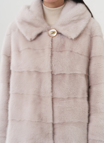 Шуба из норки с капюшоном Шуба из норки с капюшоном