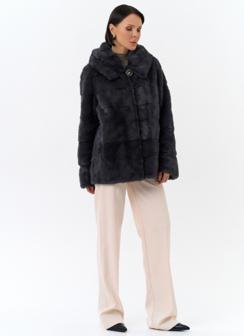 Куртка из меха норки с капюшоном Куртка из меха норки с капюшоном