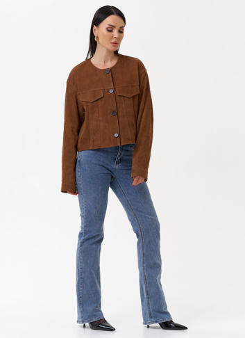 Куртка из натуральной замши