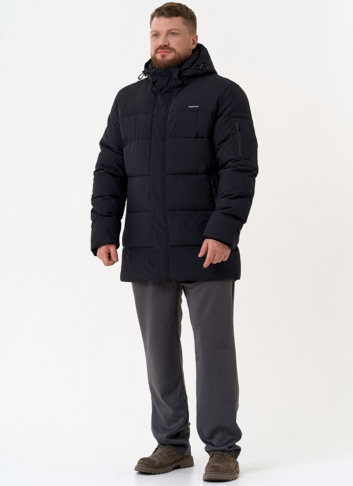 Мужской пуховик с капюшоном 