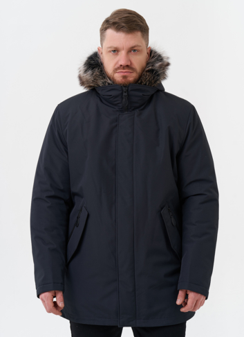 Парка мужская на мехе из волка